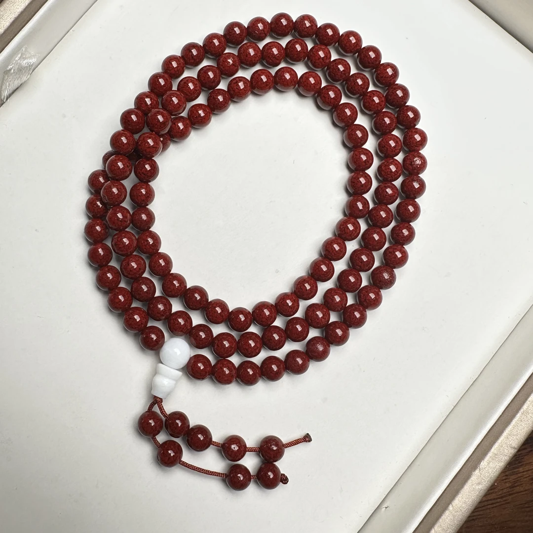 【艺品堂】6mm金砂108项链 多样性发一