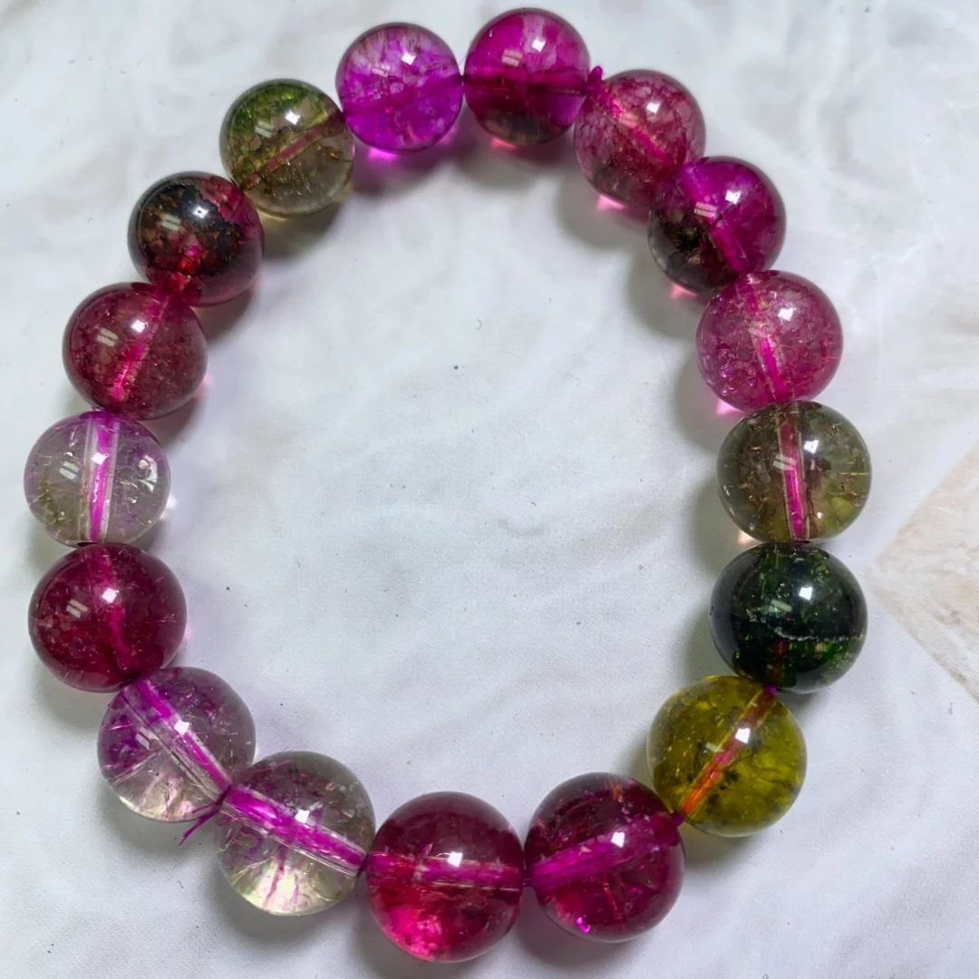 【宏泰】F33透西瓜比12M彩色时尚手链女首饰/多样性发一