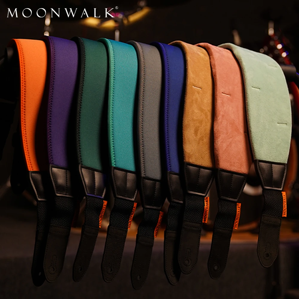 MOONWALK SS-22D/C电吉他贝斯木吉他箱琴通用加宽加厚减负背带