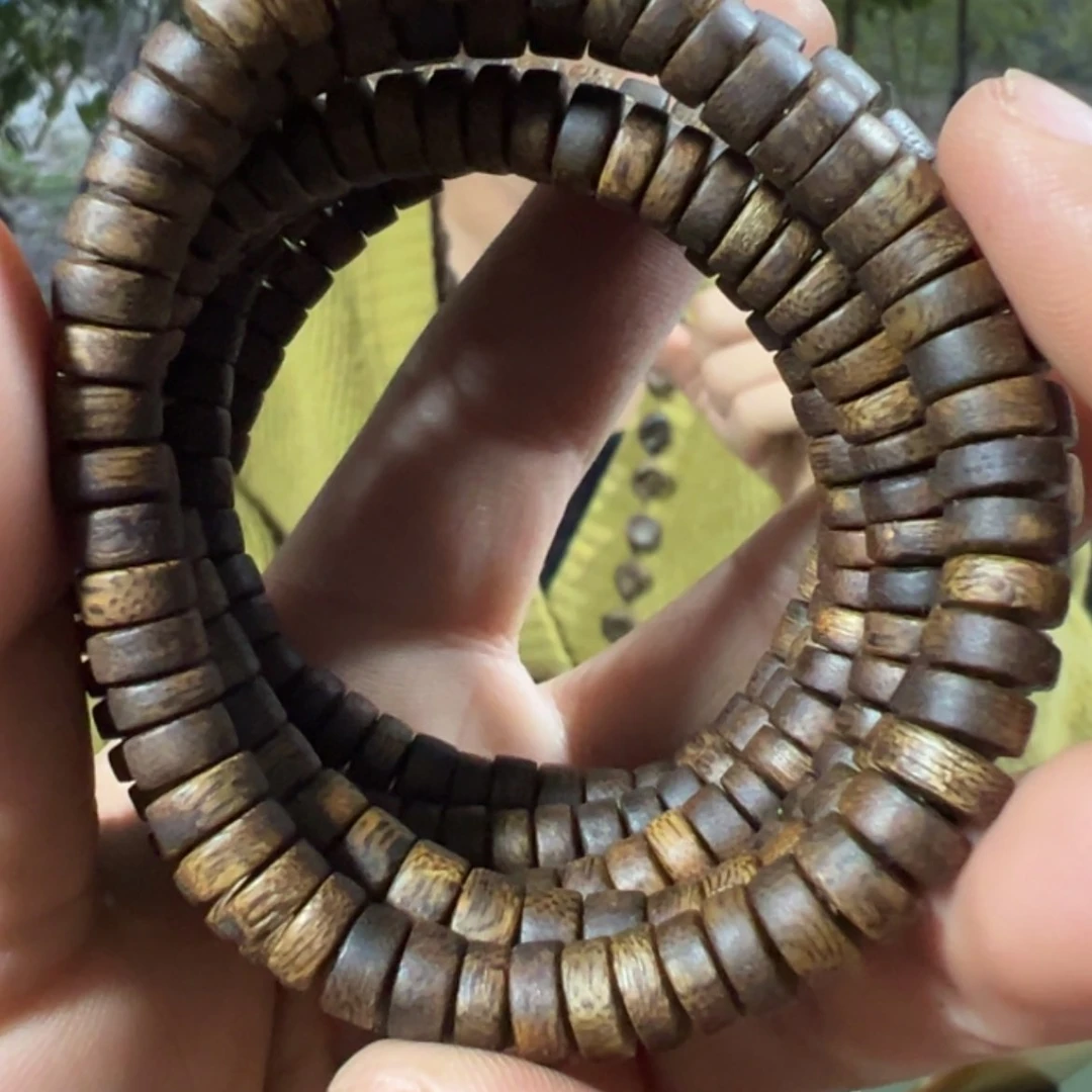 【闪购商品】沉香手串乌身片珠单圈多样性发一条4g➕