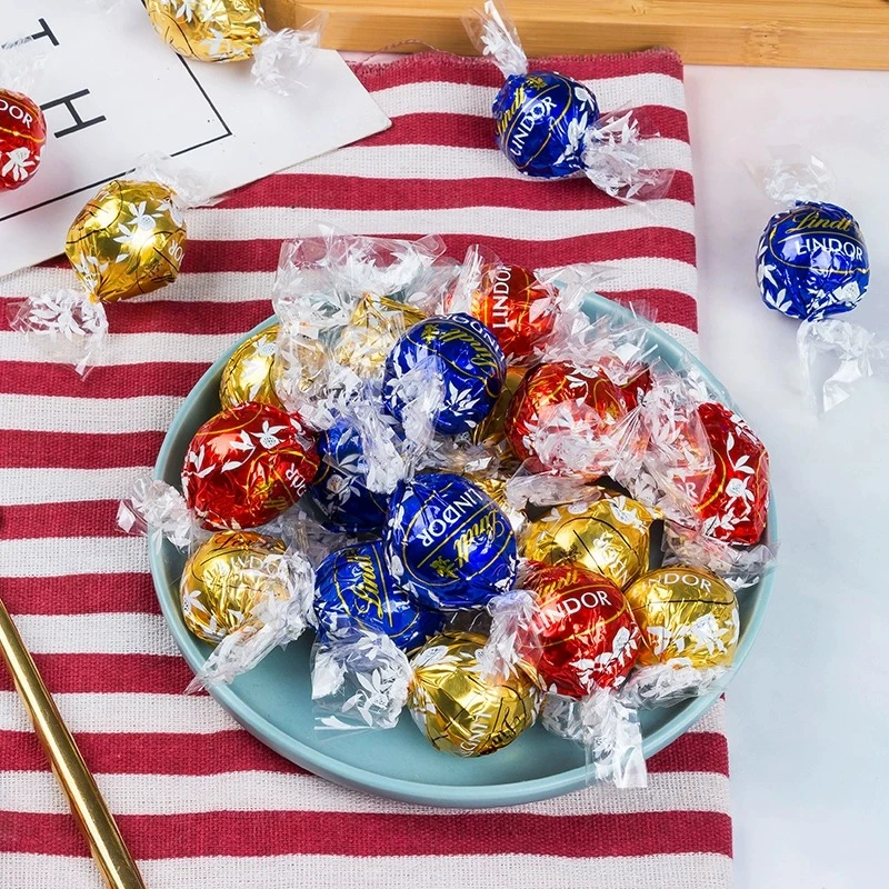 Lindt/瑞士莲进口瑞士莲经典软心巧克力球丝滑牛奶巧克力零食