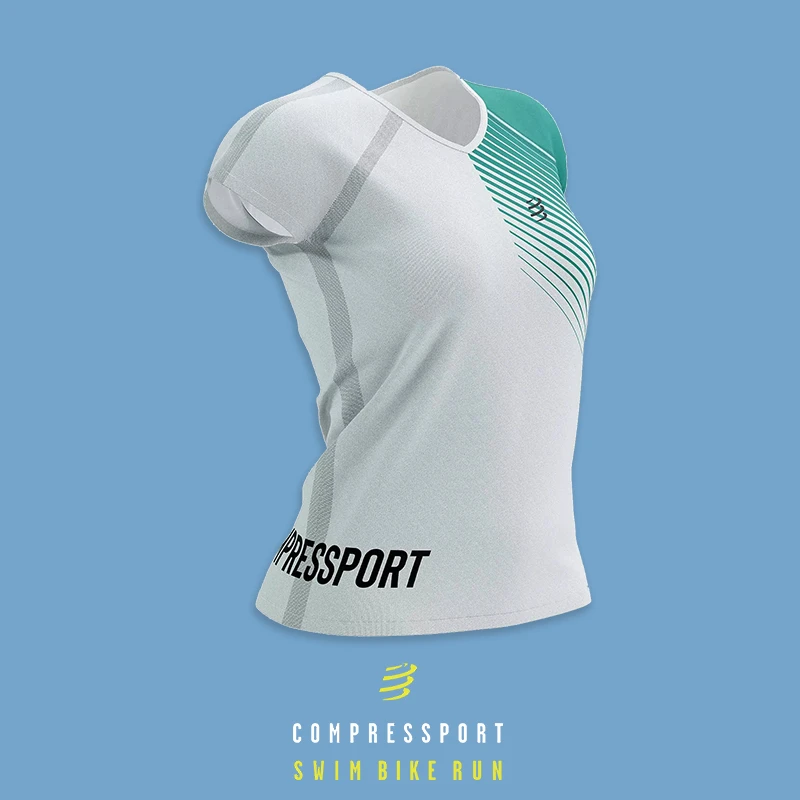 CompressportSBR限量版女士运动跑步短袖T恤透气女款