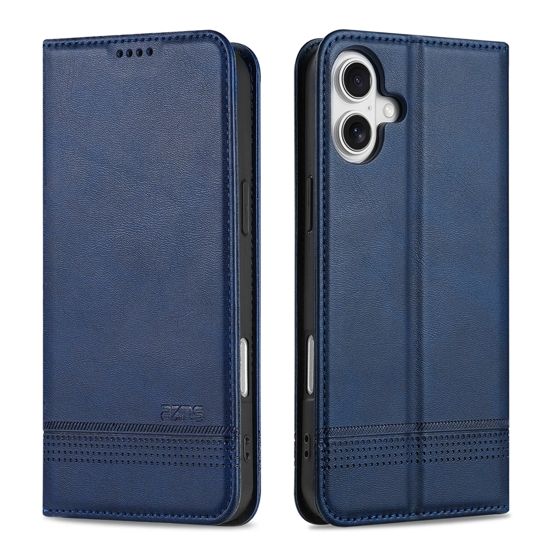 仿牛纹适用于苹果16手机壳iphone16pro翻盖皮套防摔高端16promax