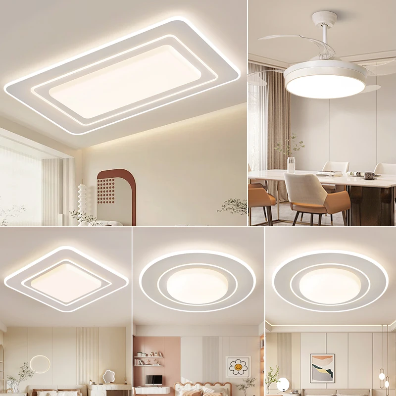 全光谱护眼客厅灯现代简约大气2025新款主灯流行大灯具led吸顶灯