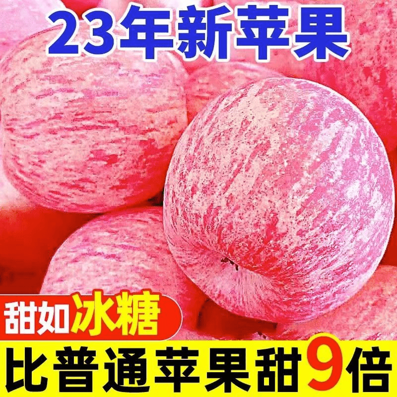【半价抢】正宗红富士苹果1/10斤头茬脆甜冰糖心当季新鲜孕妇水果品
