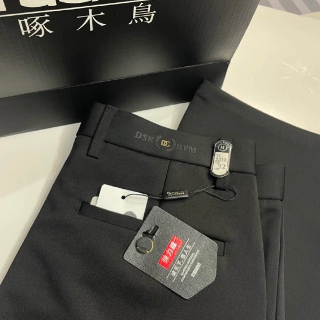 TUCANO啄木鸟新款秋季男装修身直筒商务休闲免烫弹力小西裤2311