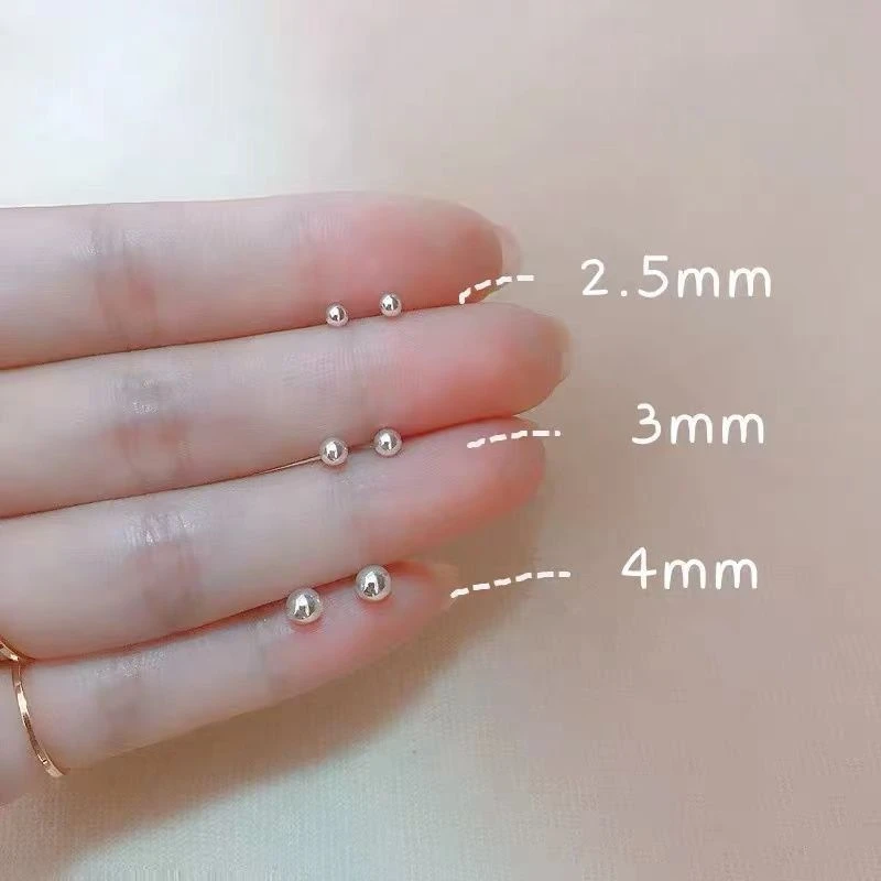 合金耳饰 mini小珠珠耳钉女养耳洞时尚气质睡觉免摘养耳洞ins耳饰