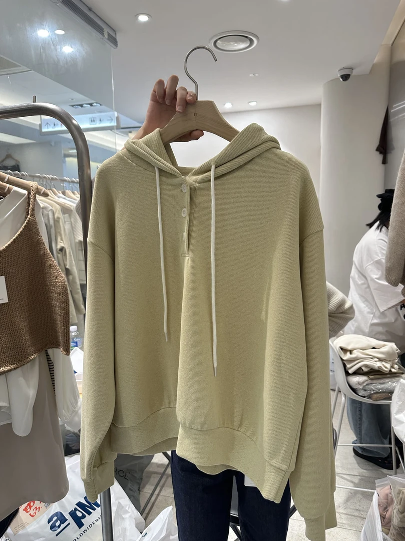 东大门正sun-连帽纯色卫衣（no退no换）2508381