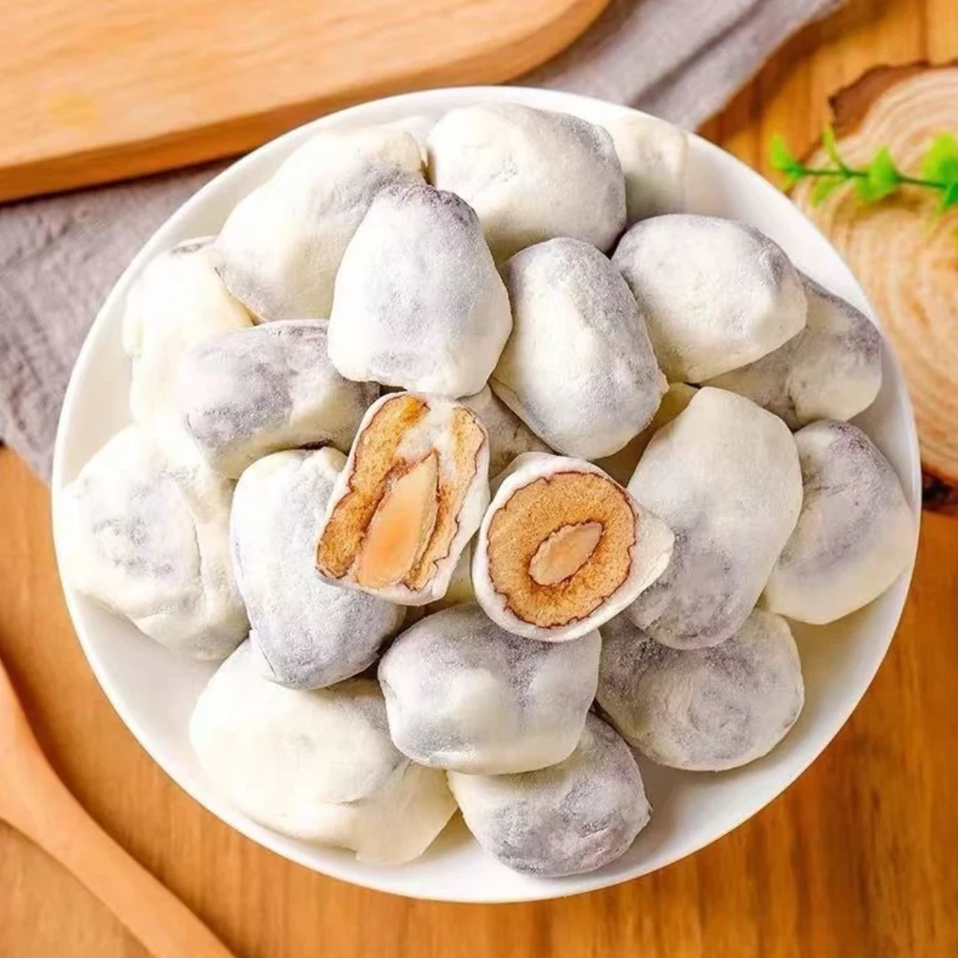 零食纯手工奶枣夹心巴旦木优质去核红枣坚果