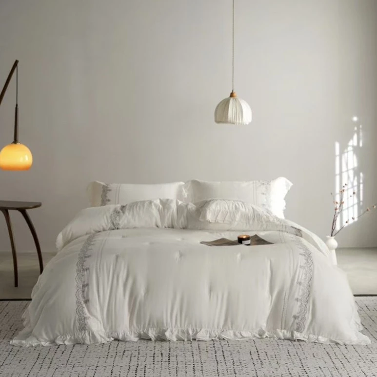 秋季新品【清纱掠影】四季被款四件套采用进口莫代尔面料触感超柔软