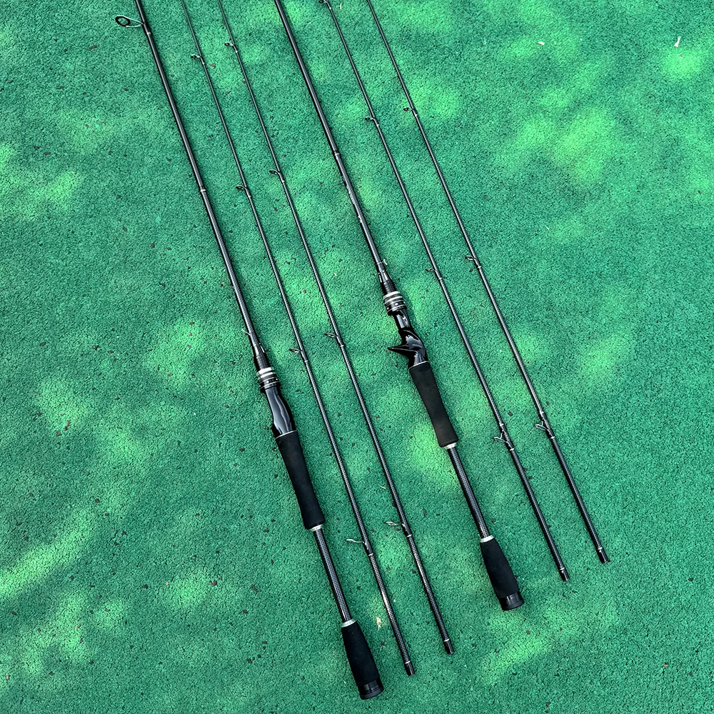 新品双竿稍碳素直柄枪柄路亚竿M调ML调 超硬鱼竿海竿钓竿海钓抛投