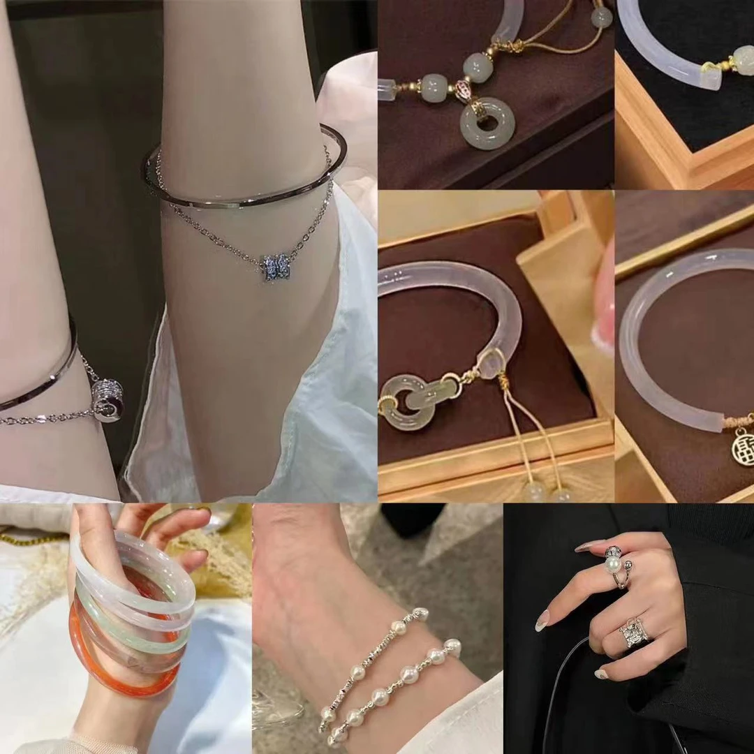 【粉丝福利】MuMu NAIL 直播专用赠品链接 手镯戒指项链