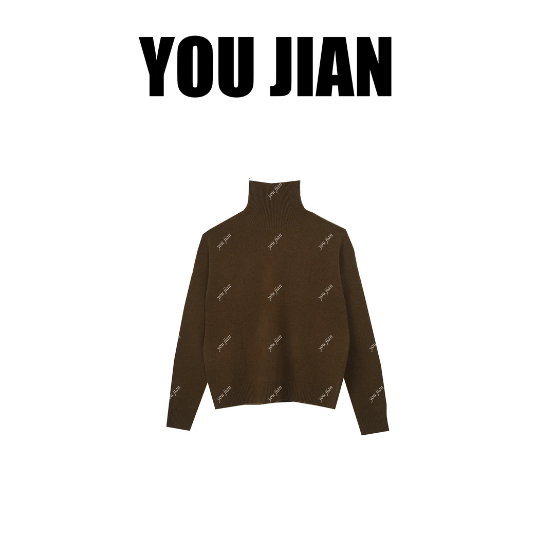 【软呼呼】全羊毛极简风花色定染针织毛衣洋气保暖穿不腻一线成衣