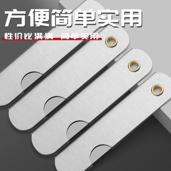 【10把】折叠款铁皮美工刀削铅笔刀金属裁纸刀拆快递小刀