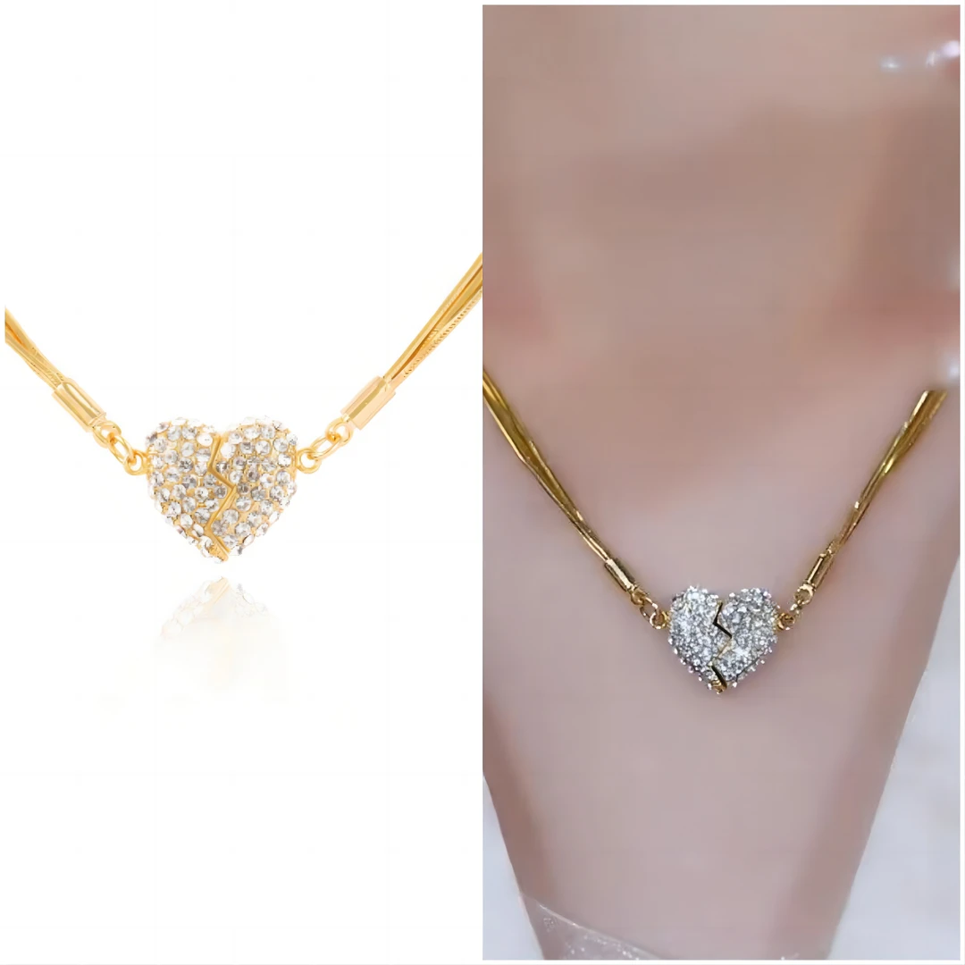 致橡树 2024夏款三根链子磁吸项链百搭款Z033