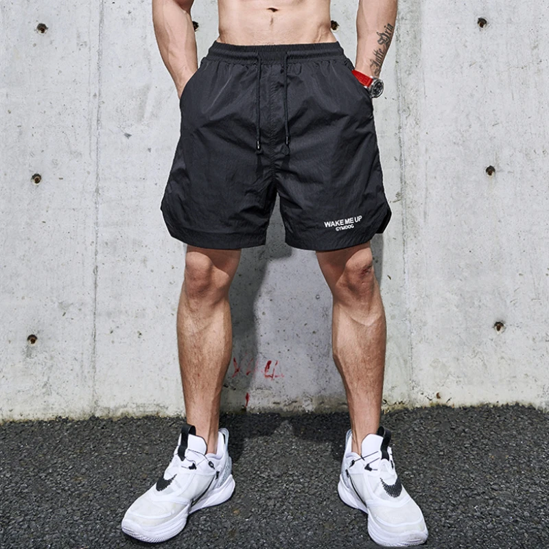 GD速干运动短裤男夏季跑步篮球训练弹力薄款宽松健身5五分裤子
