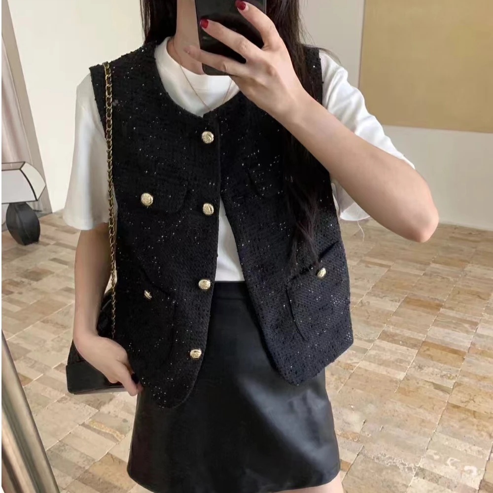 轻奢名法式媛马甲