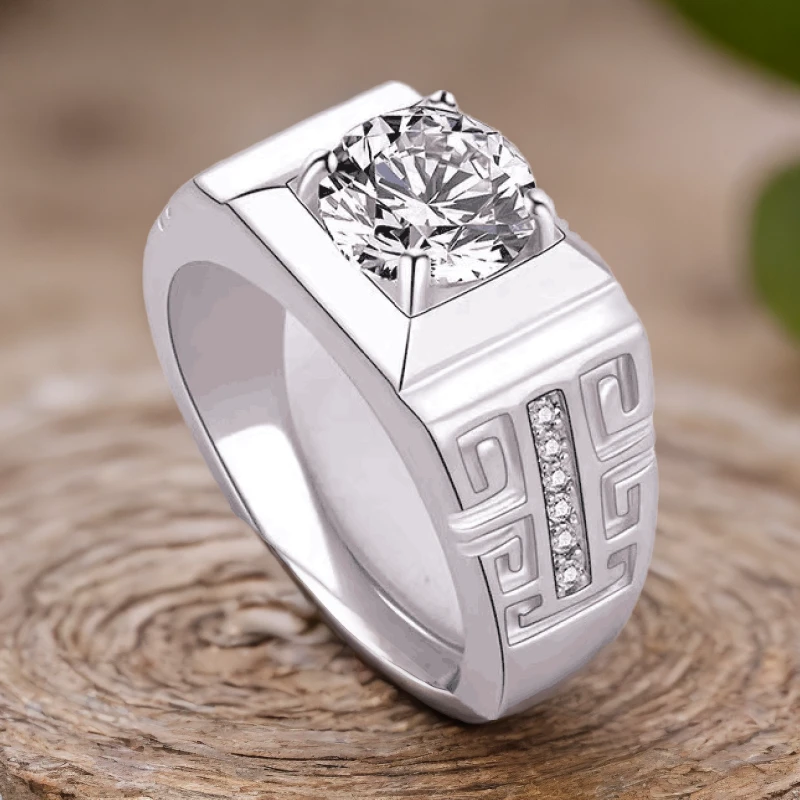 精致图腾男士戒指