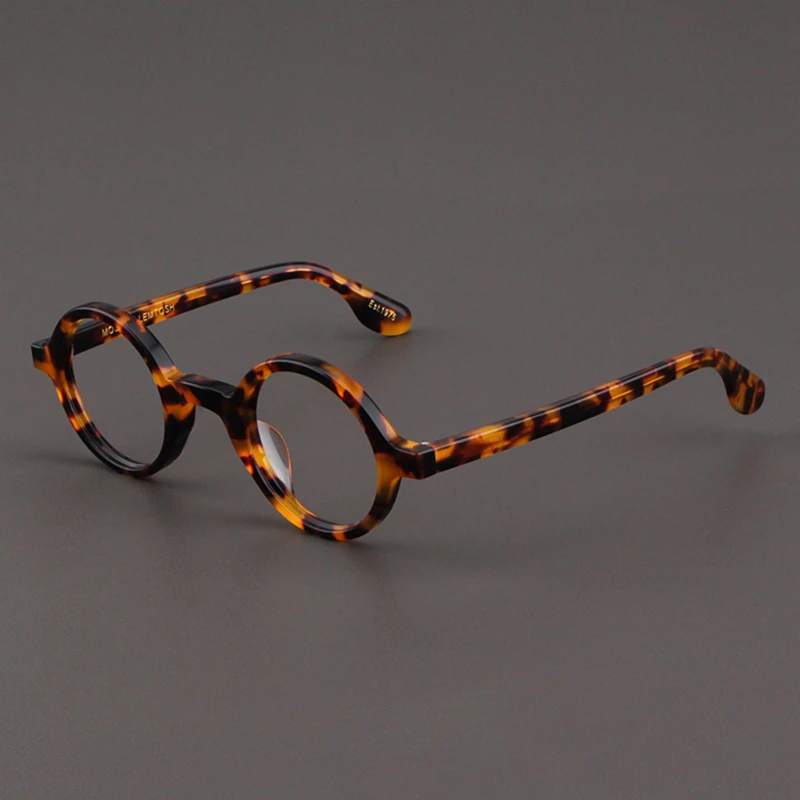 MOSCOT LEMTOSH圆形眼镜框磨砂镜架复古小号哑黑色框近视镜架男女