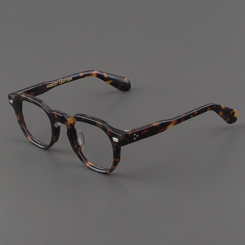 MOSCOT LEMTOSH眼镜框男款板材圆框玳瑁色眼镜女士奢侈品近视镜潮