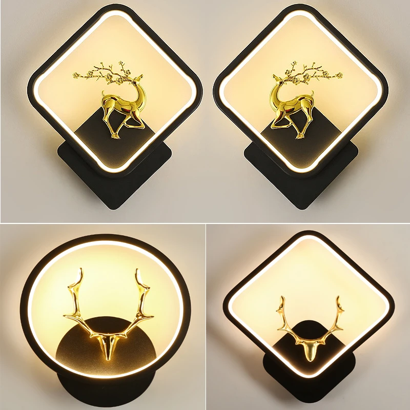 新款壁灯卧室床头灯2025新款楼梯灯具现代简约组合客厅背景墙壁灯