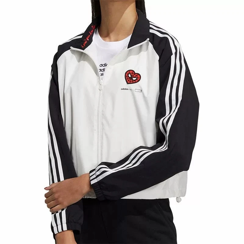 Adidas/阿迪达斯经典秋冬季女子运动休闲立领夹克外套H50251