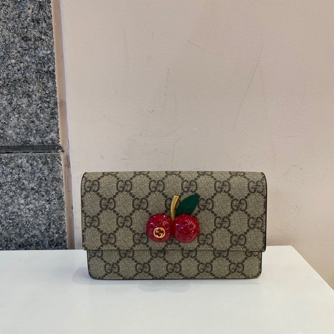 95新 GUCCI/古驰 8965767/KIKIFIFI/樱桃包