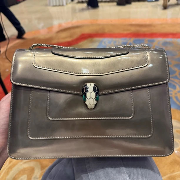 95新 BVLGARI/宝格丽 WZ02/宝格丽单肩