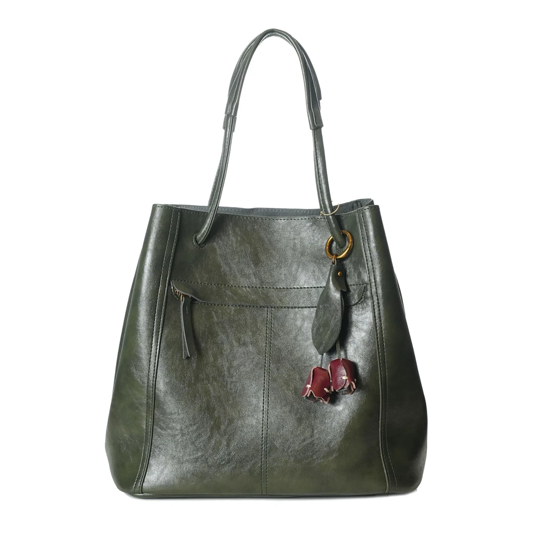 【点心专属】轻奢时尚女士潮流单品新款手提包 BV1369-墨绿