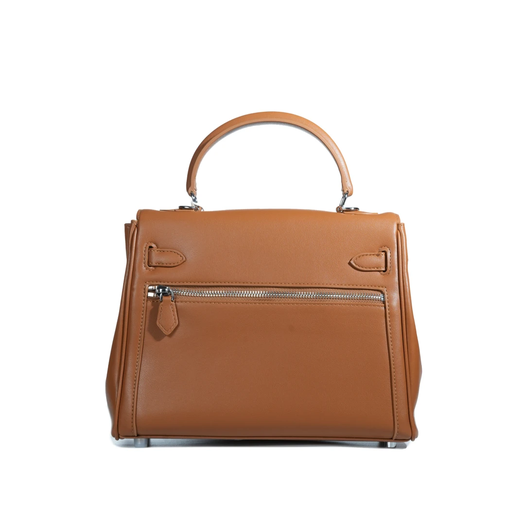 【点心专属】时尚轻奢女士潮流单品新款手提包 BV7022-28-金棕