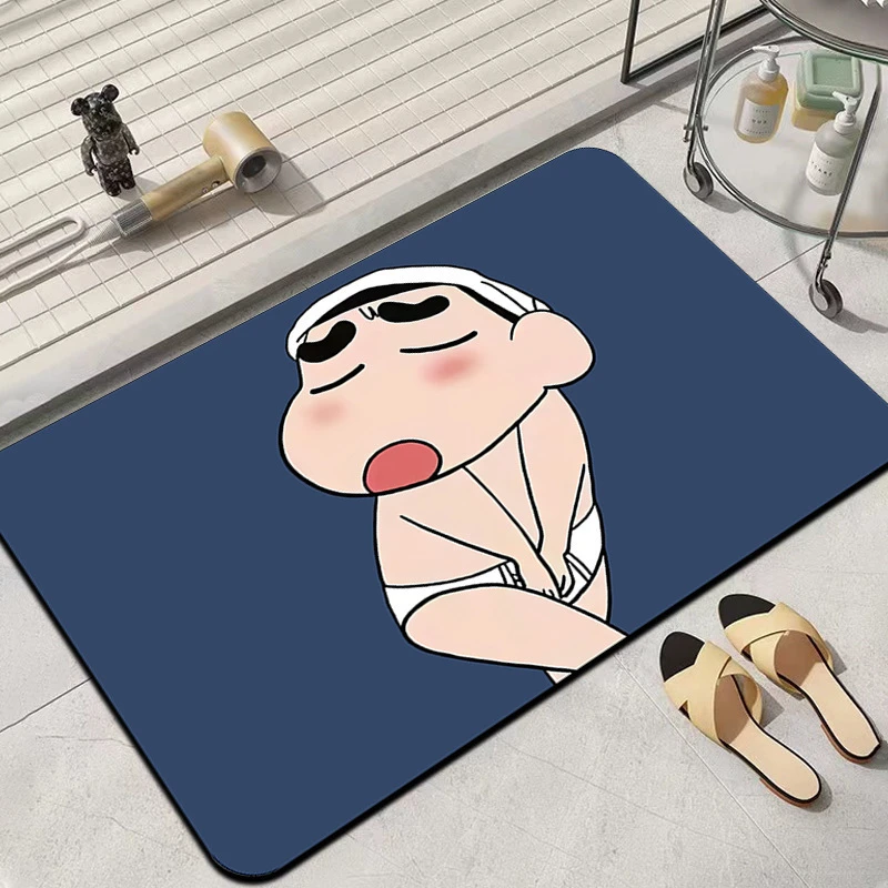 可爱卡通浴室入户门垫防滑脚垫厨房吸水速干地垫入户门口耐脏地垫