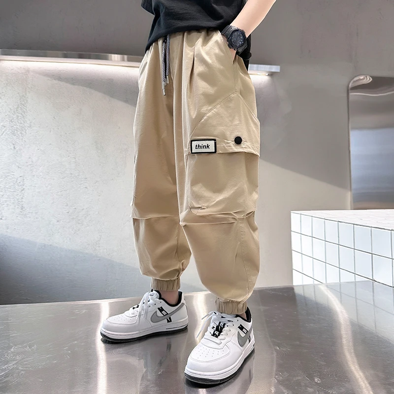 男童防蚊裤宽松2024夏季薄款儿童夏天休闲长裤中大童爆款裤子潮