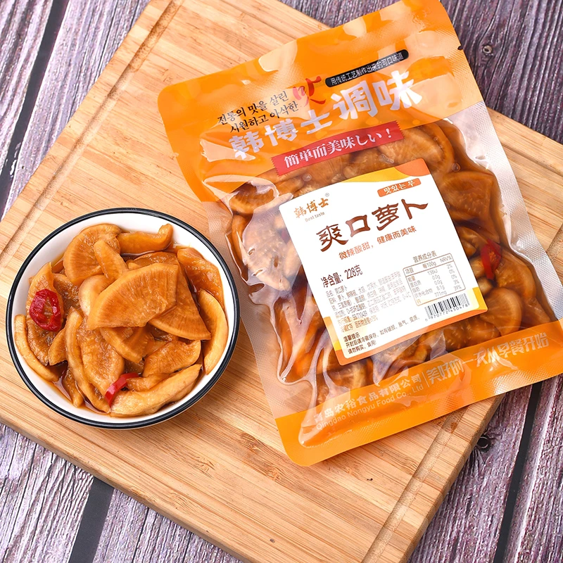 【潍坊】白皮爽口萝卜块甜脆爽口咸菜开胃即食下饭菜泡菜228g袋装