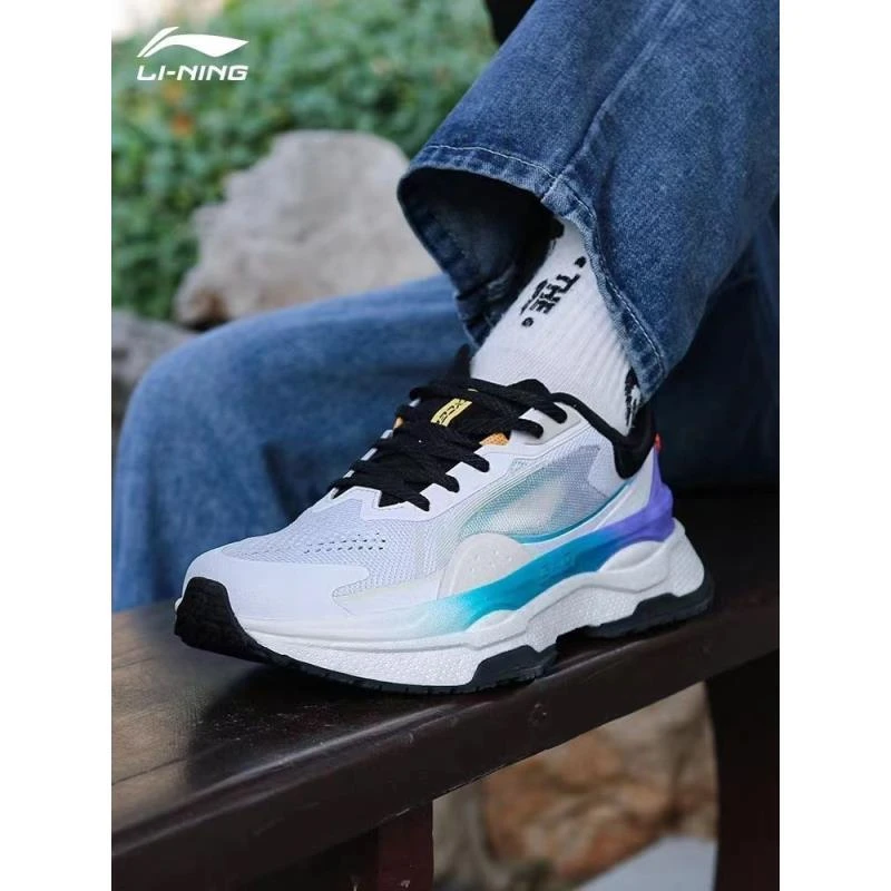 李宁超越7全掌科技减震透气防滑耐磨跑步鞋时尚运动生活休闲跑鞋