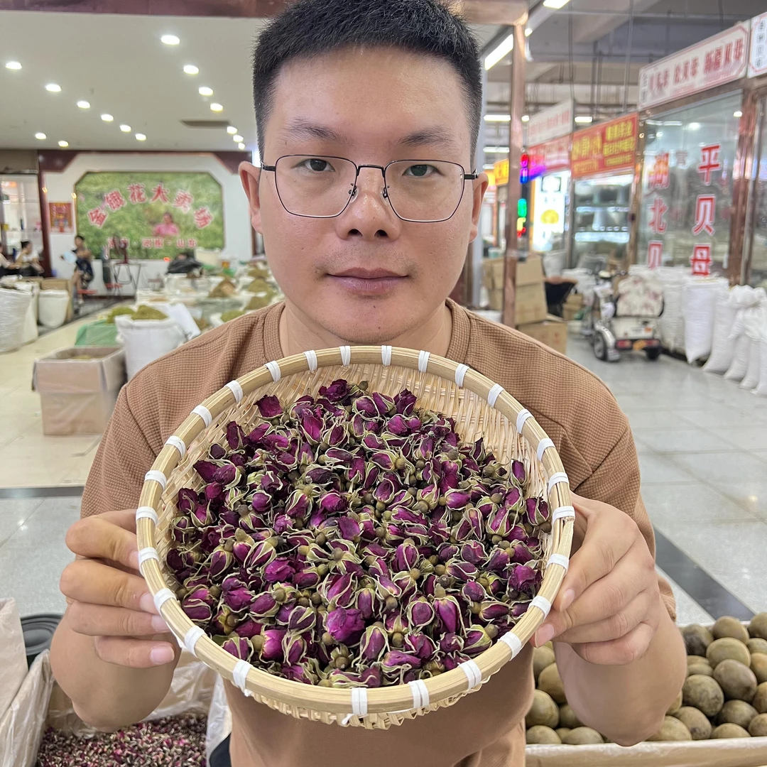 【本草李博士】山东玫瑰道地玫瑰花茶平阴玫瑰泡水喝搭配枸杞