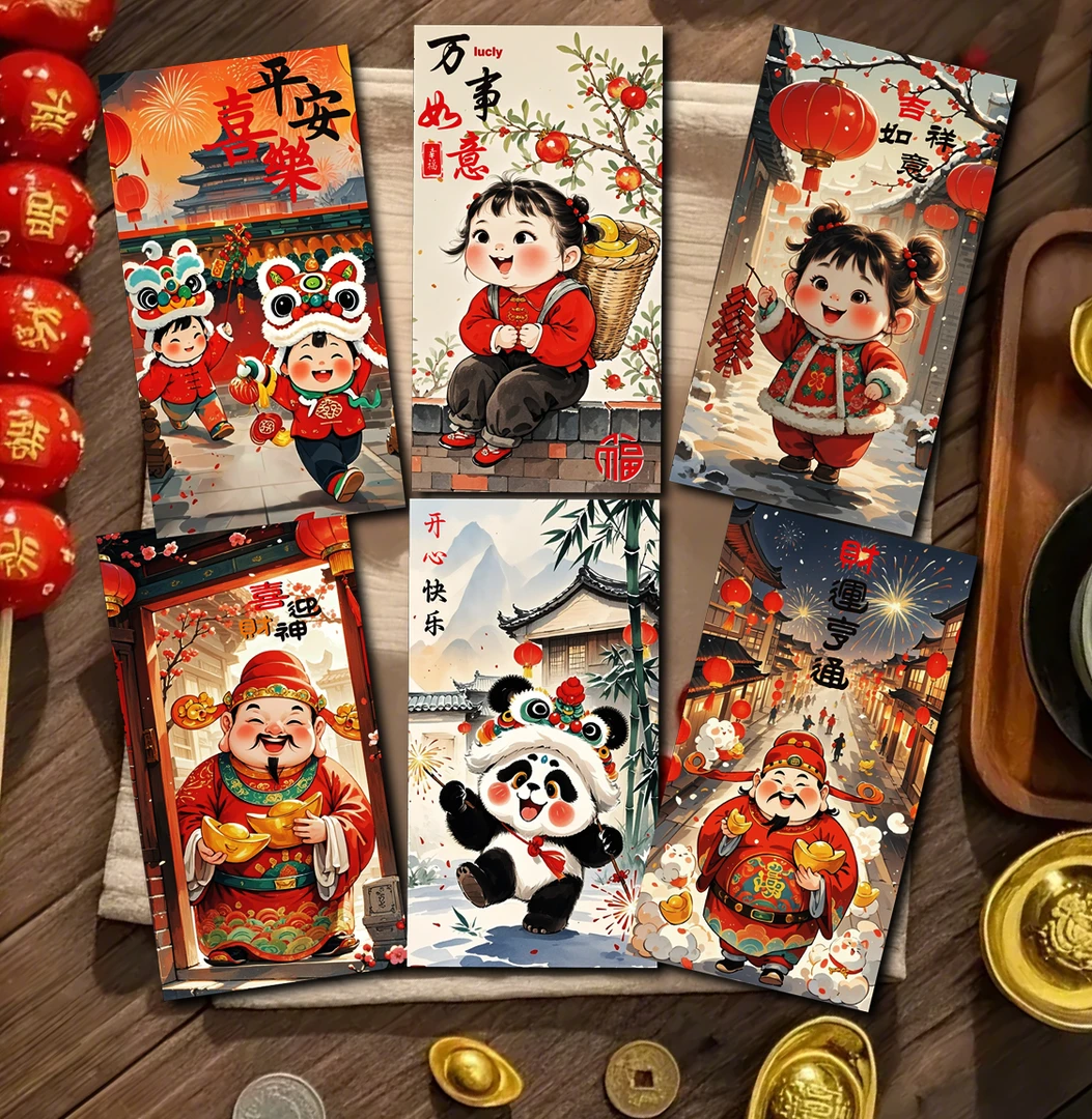 2025新款高档红包加厚创意卡通春节利是封个性喜庆贺岁压岁包