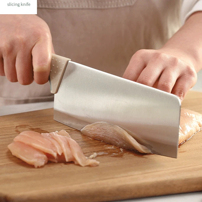 菜刀厨房用切片刀家用多功能切肉刀加厚不锈钢锋利