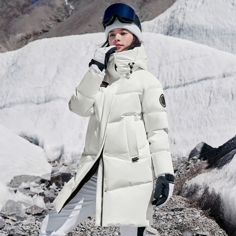 波司登2024新款鹅绒中长款极寒加厚保暖情侣款羽绒服B40142330