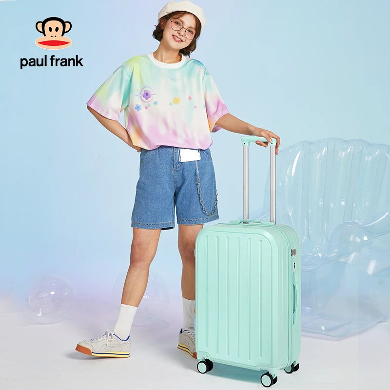 paul frank/大嘴猴行李箱女小型20寸网红款登机行李箱 旅行行李箱