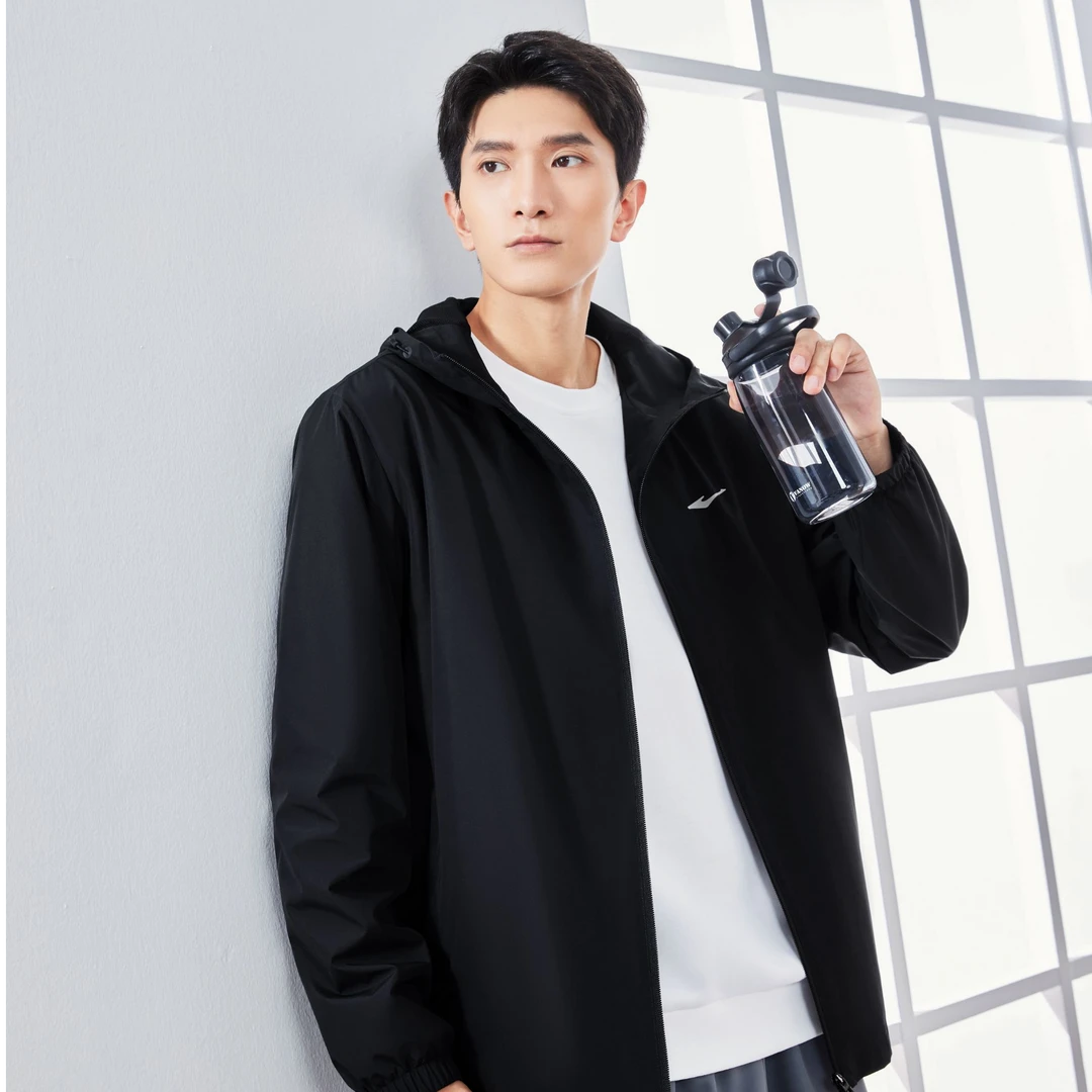 【内胆网面】防泼水丨鸿星尔克男运动时尚夹克户外风衣51224301048-
