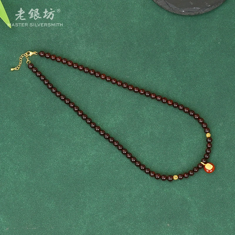 扎基拉姆玛瑙血珀珠链00221022