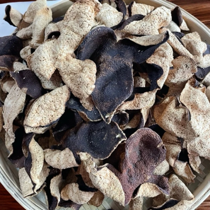 新会10年大红皮断皮