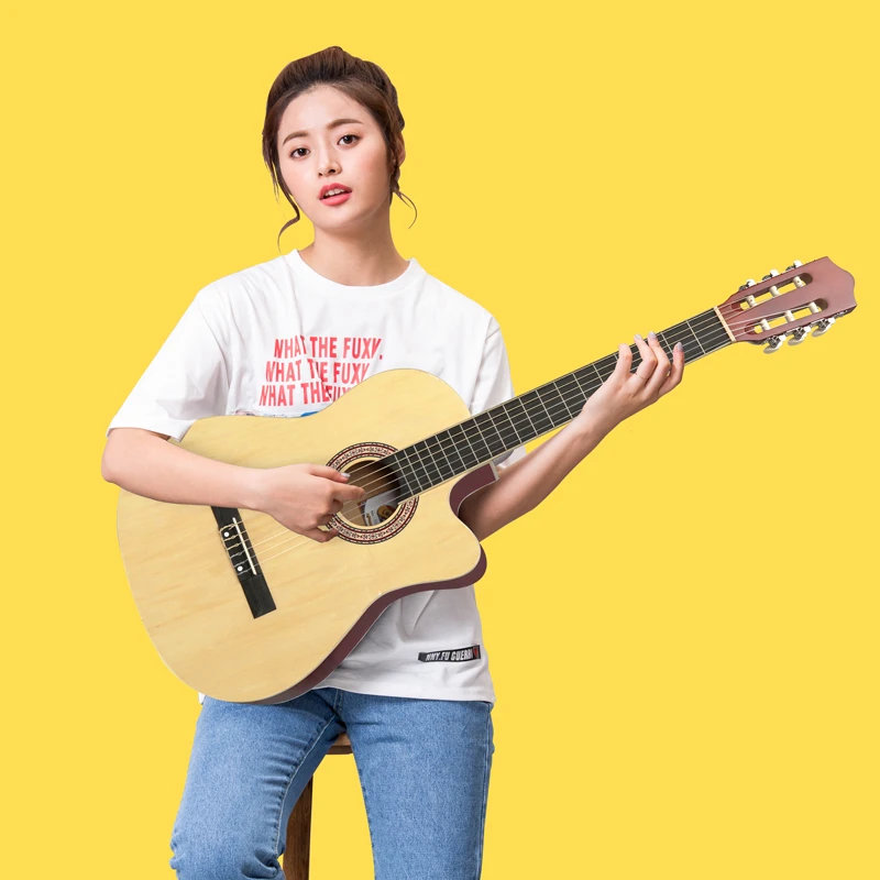andrew/安德鲁古典吉他初学生考级儿童39寸新手练习吉他无痛感琴