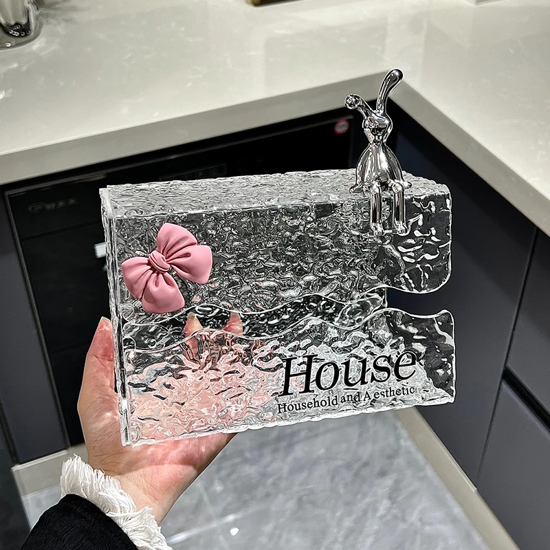 卫生间纸巾盒防水厕所抽纸盒壁挂式免打孔亚克力卷纸置物架纸巾架