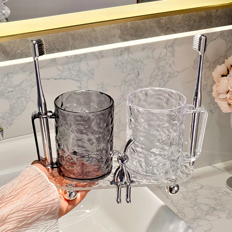 北欧漱口杯洗漱杯套装情侣刷牙杯子刷牙家用牙缸牙杯高颜值遬口杯