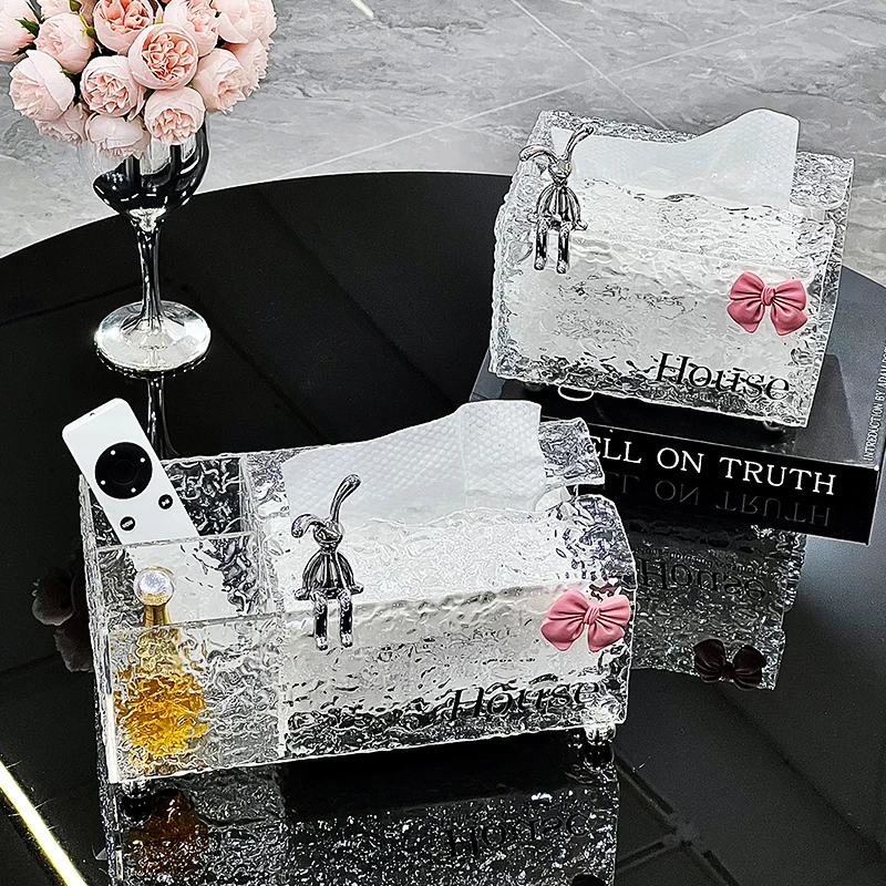 轻奢纸巾盒客厅家用茶几高档多功能遥控器收纳盒餐巾纸盒子抽纸盒