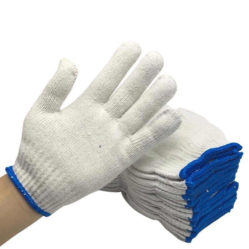 手套劳保耐磨加厚棉线手套防滑透气耐用修车工地搬运防护劳保手套
