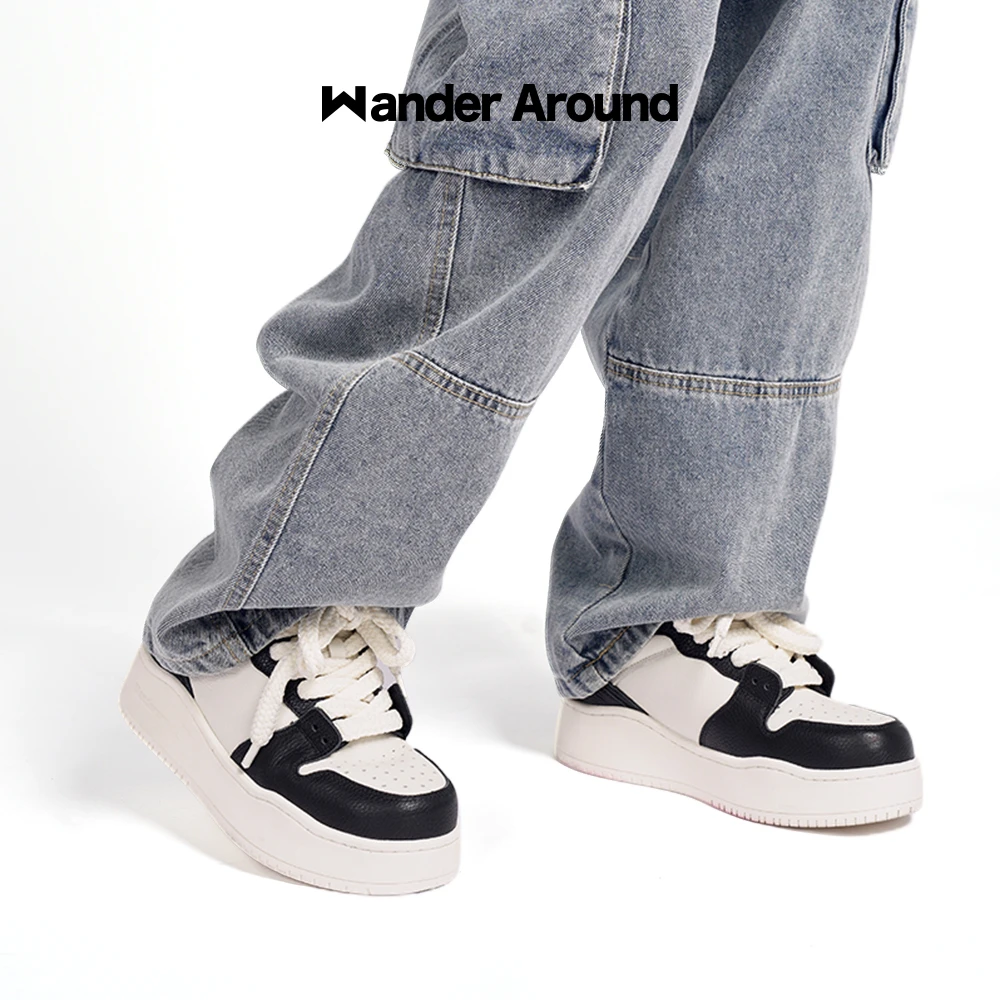WANDER AROUND漫行｜CYCLE 经典 2024春夏新款厚底百搭休闲板鞋女