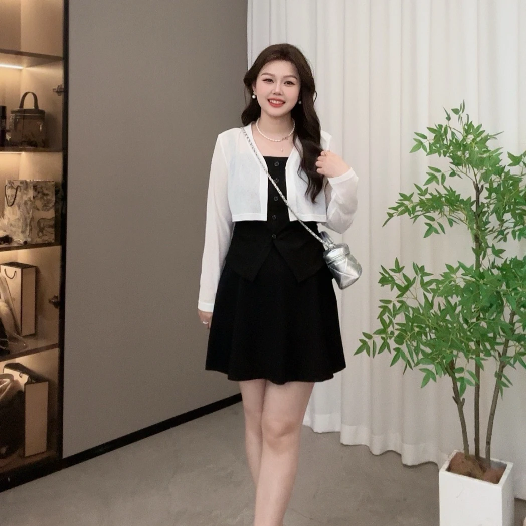 NANXU/楠序源子微胖女装2025夏季显瘦薄款防晒衬衣女款外穿DD8031
