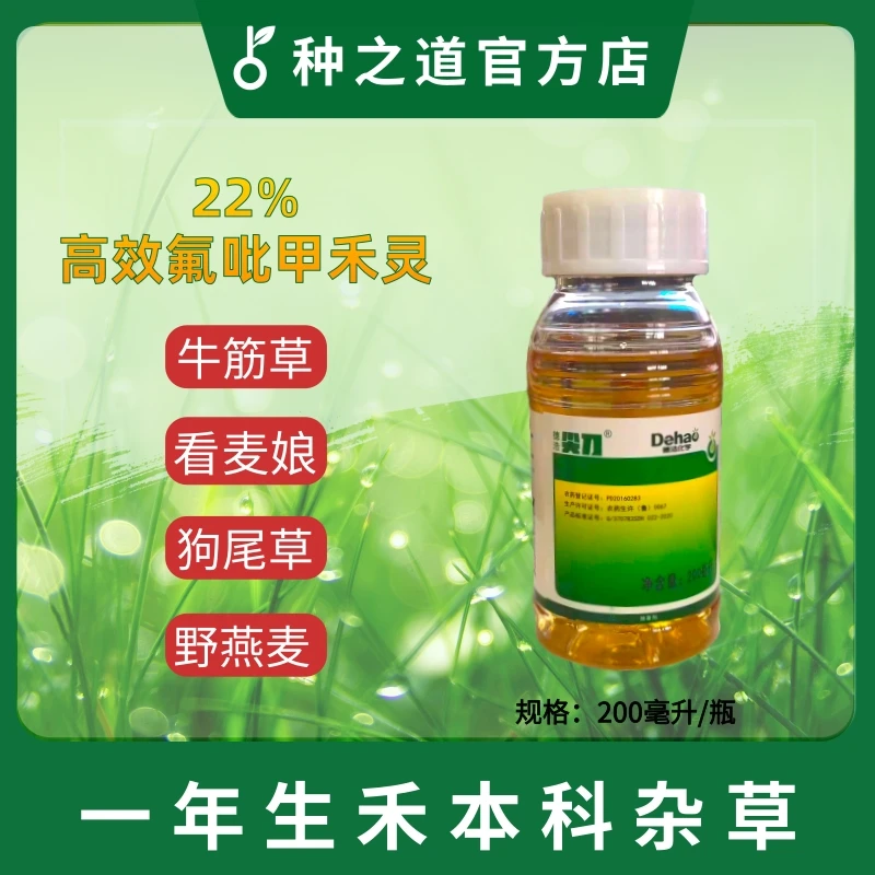 22%高效氟吡甲禾灵 除一年生禾本科杂草芦苇除草剂 稗草游草 尖刀